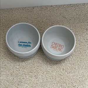 WILLIAMSSONOMA White Ice Cream Bowls Set